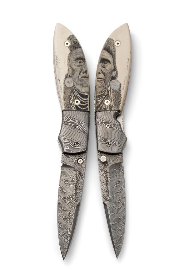 Chief Joseph twin knives set