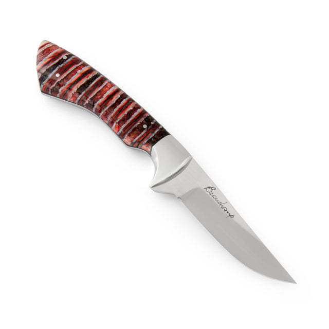 Red mammoth molar knife