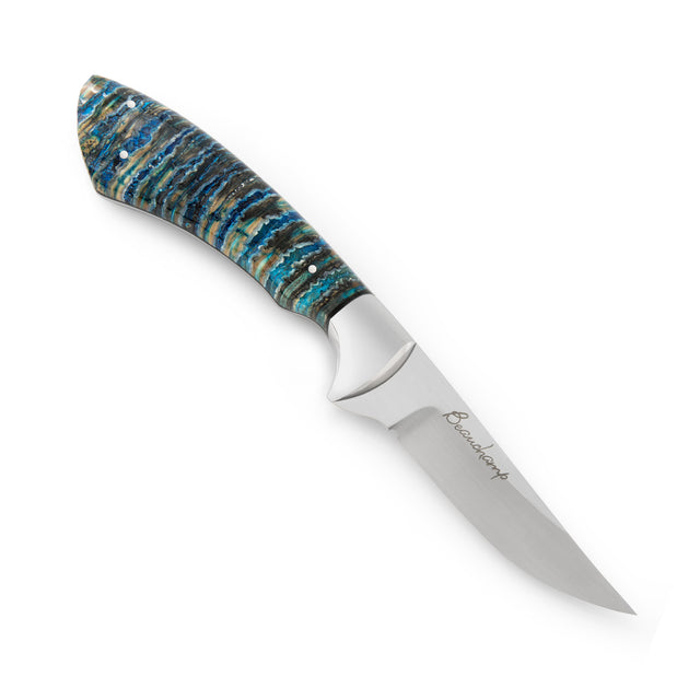 Blue mammoth molar knife