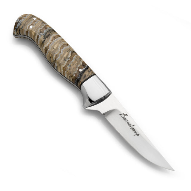 Beige Mammoth Molar Knife