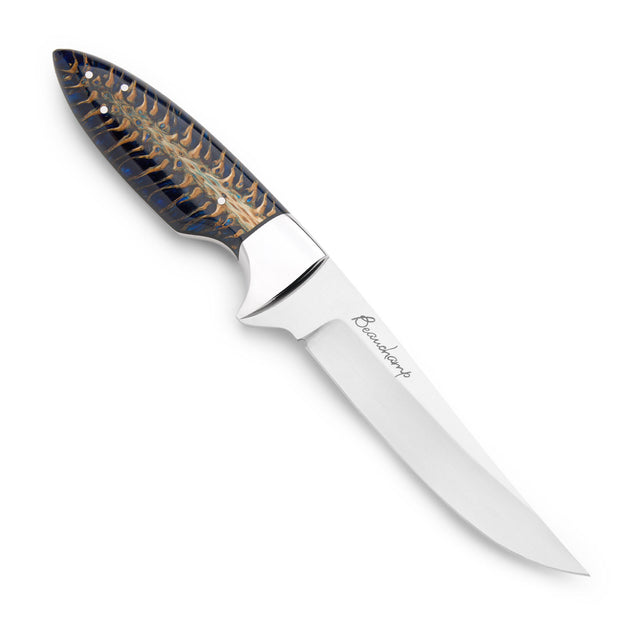 Dark Blue Pine Cone Knife