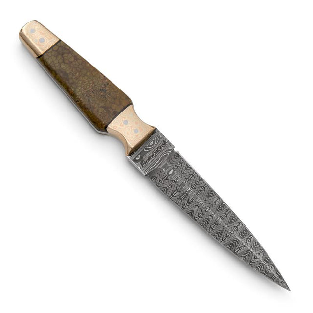 Mokume Dinosaur Dagger