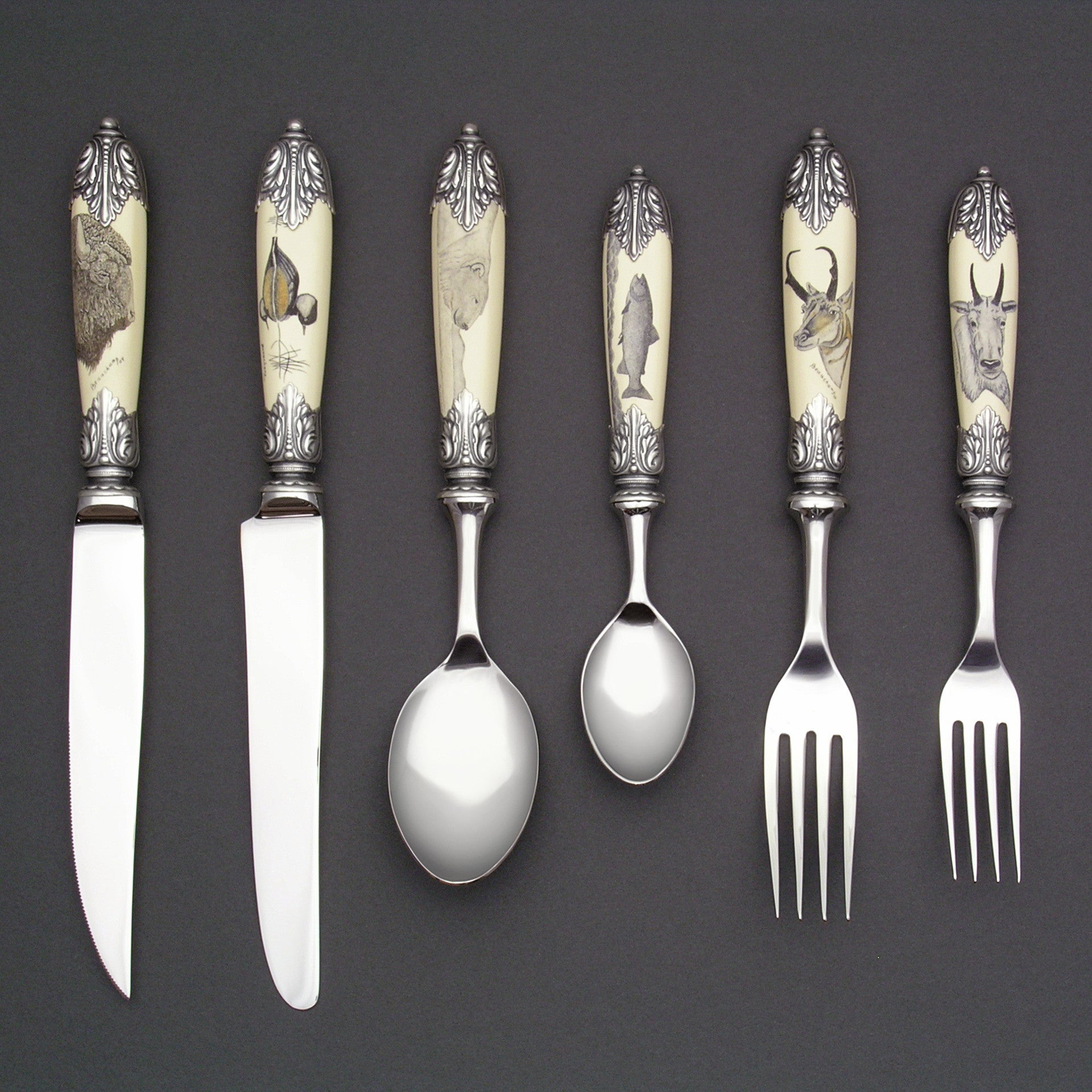 Scrimshaw Plate Setting