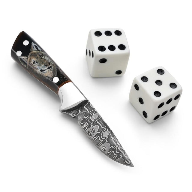 MINIATURE KNIFE WOLF