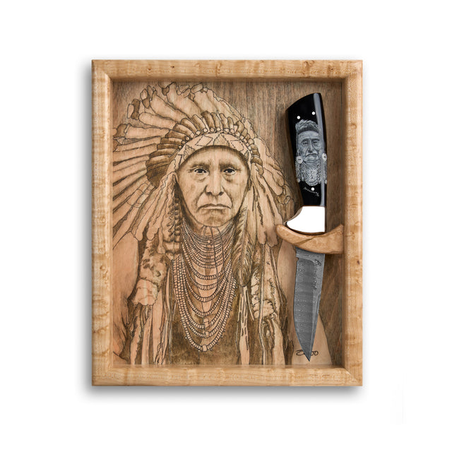 Chief Joseph Knife & Painting Set